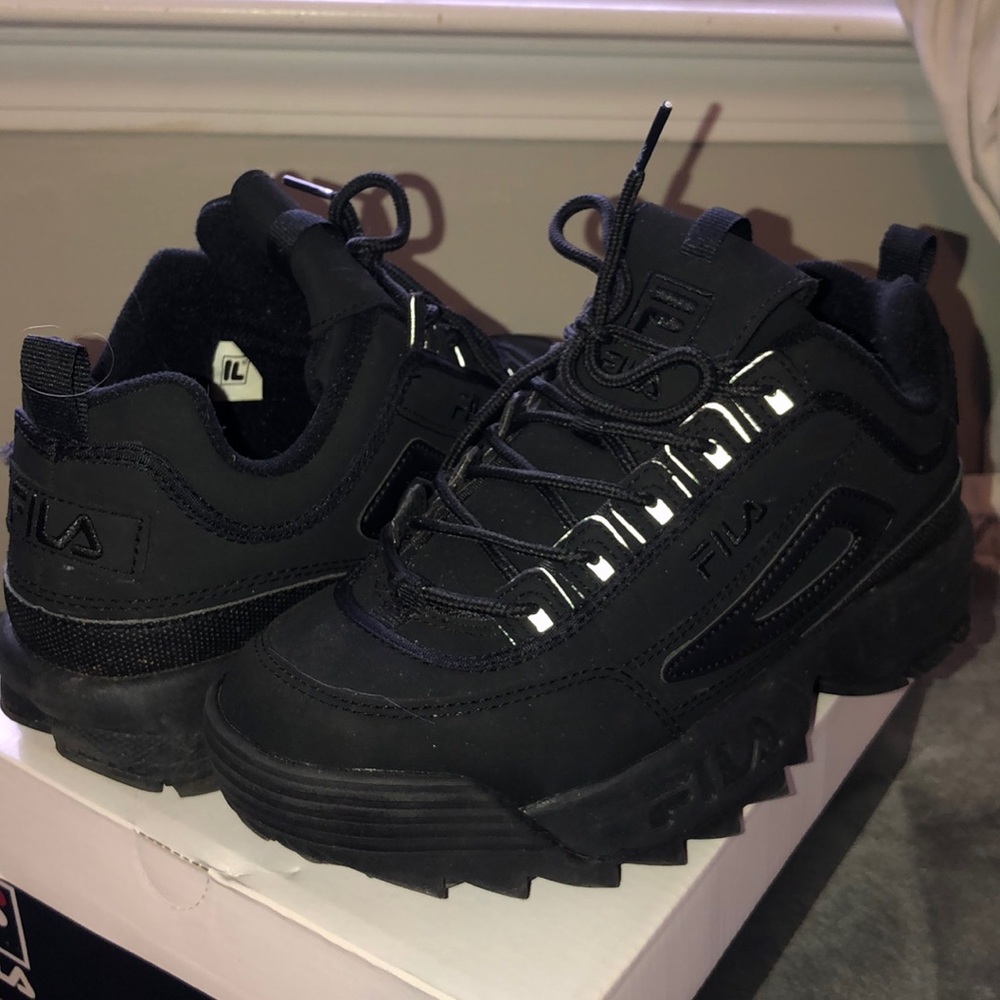 Black Fila Disruptor ll Premium